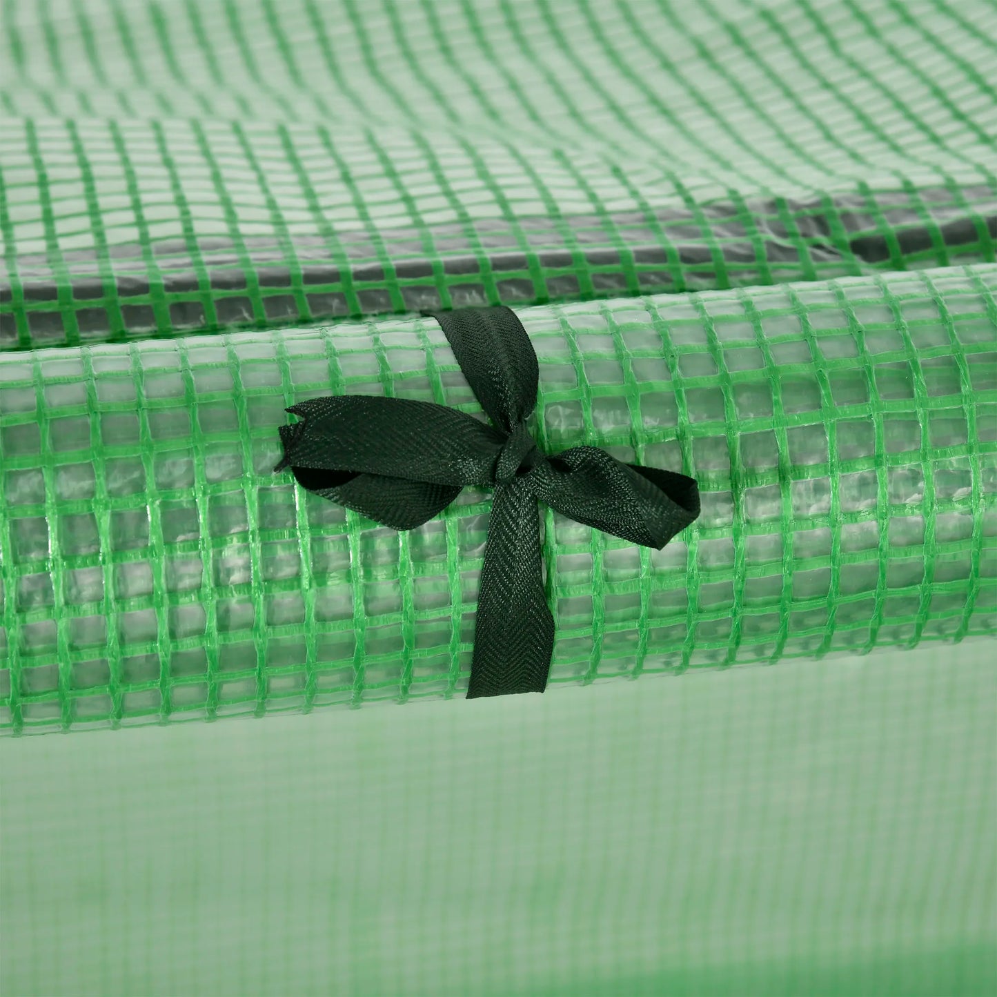 Greenhouse Tunnel With Roll-Up Doors For Backyard