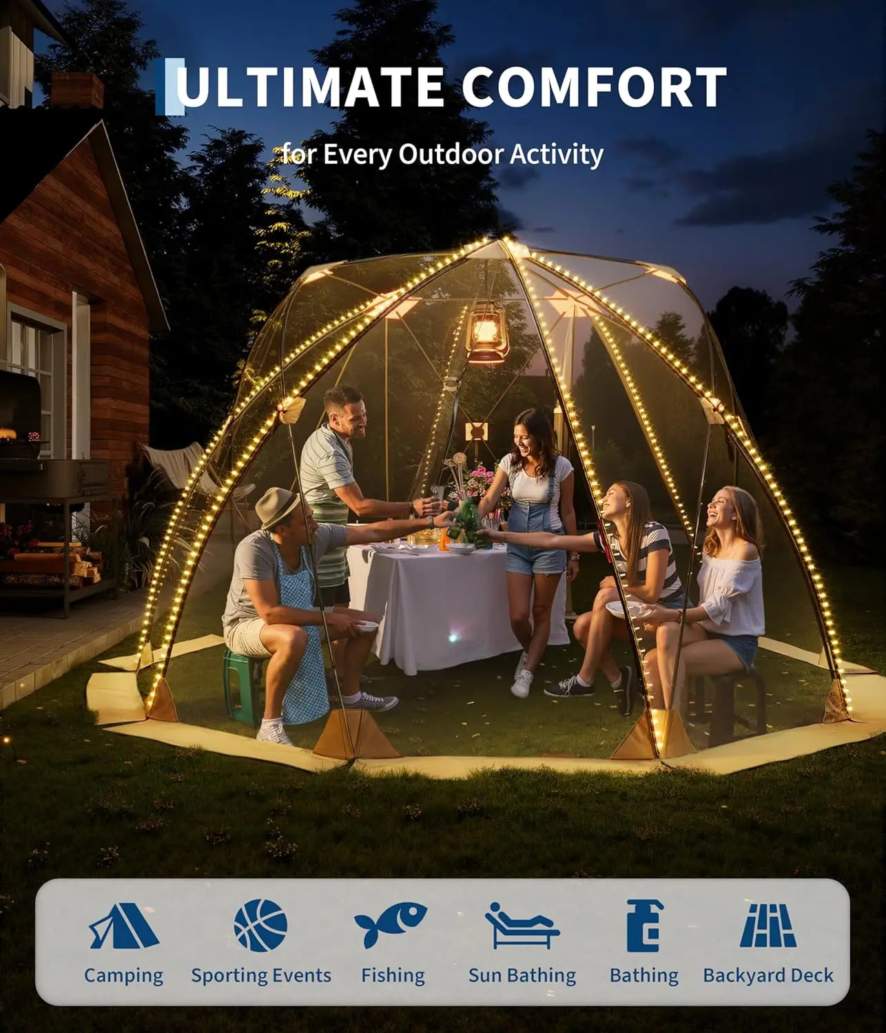 Outdoor All Weather Proof Portable Tent