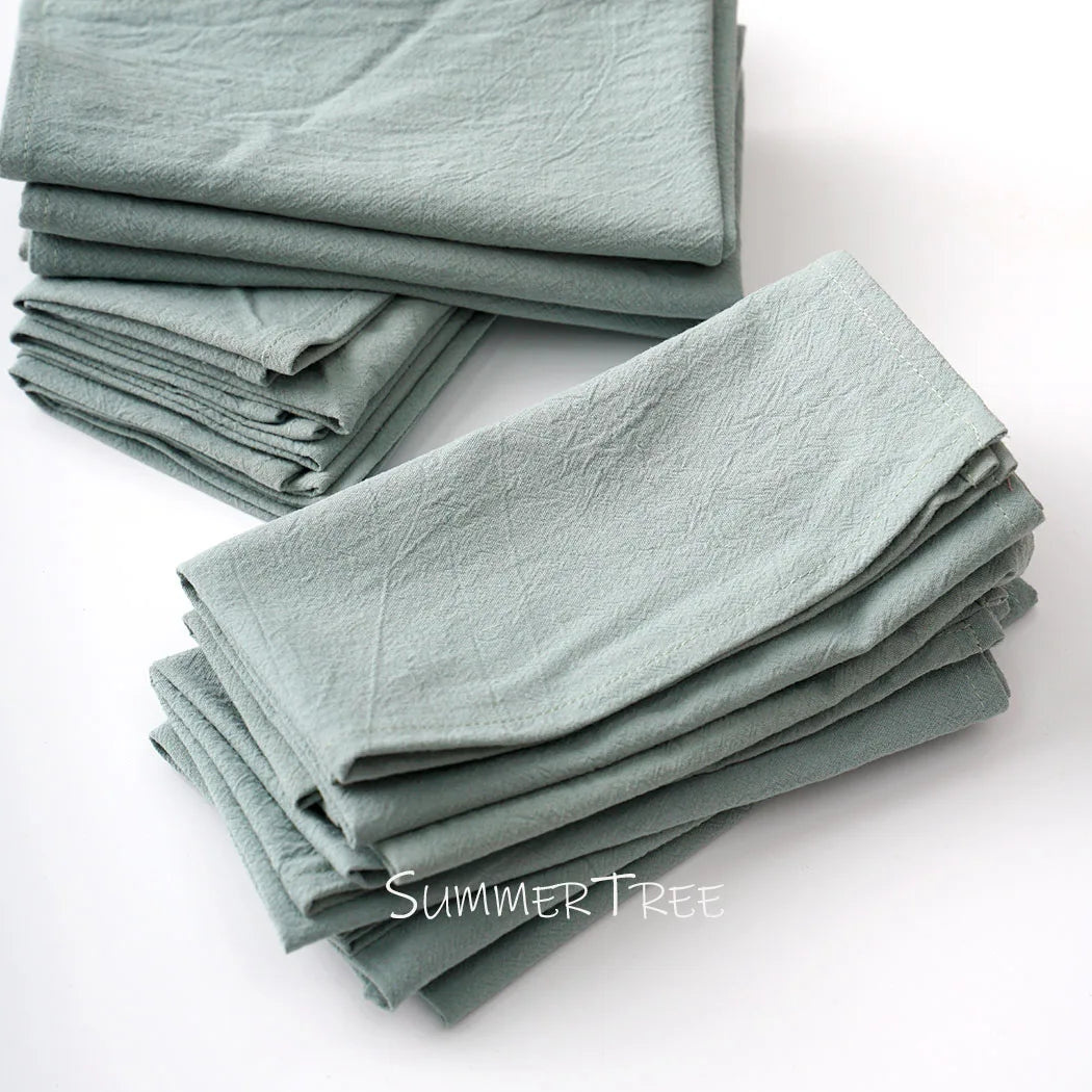 20pcs Cloth Napkins 100% Cotton Napkins For Party Use